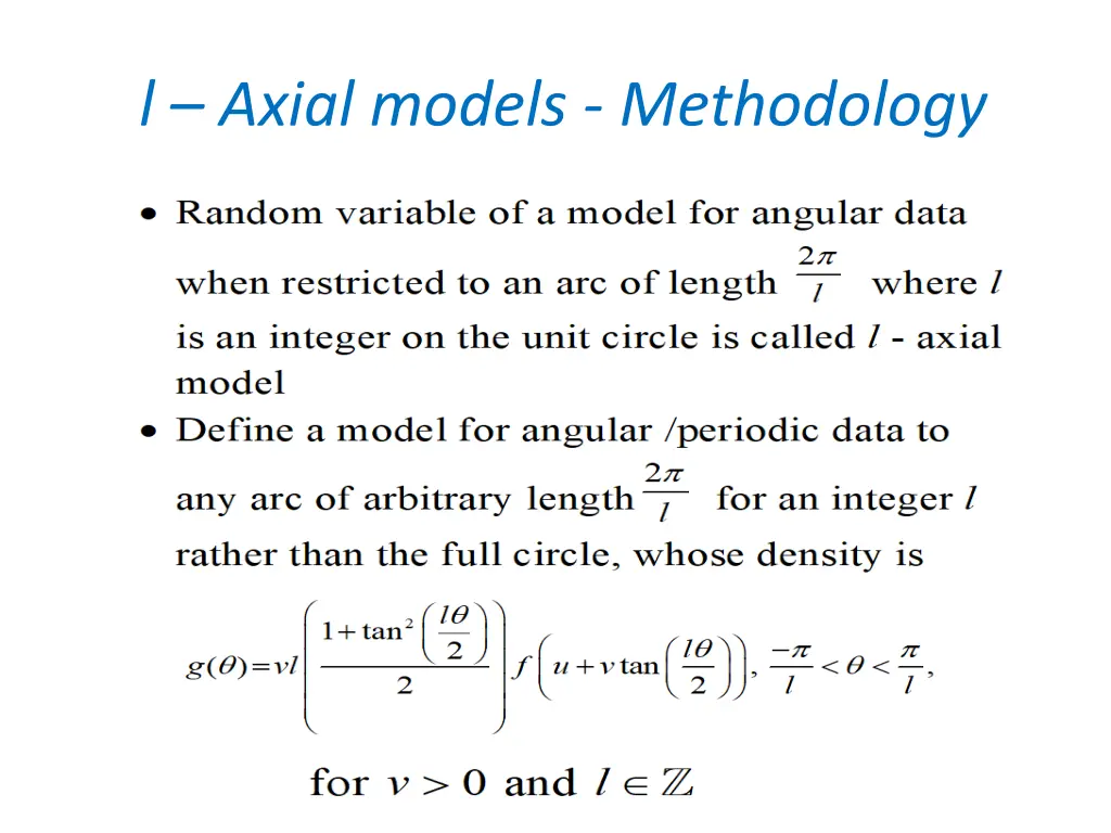 l axial models methodology