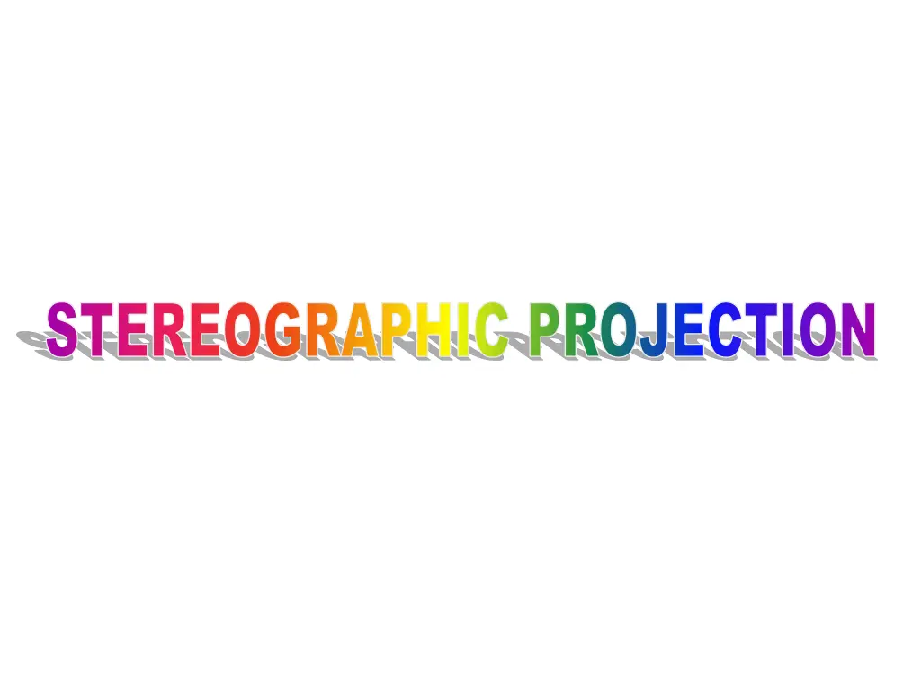 stereographic projection