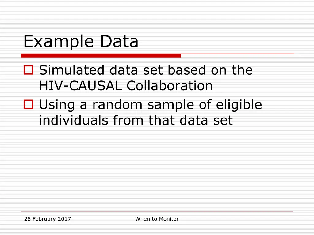 example data