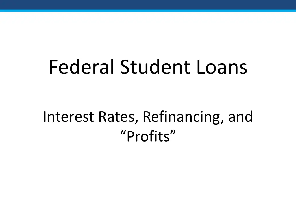 federal student loans