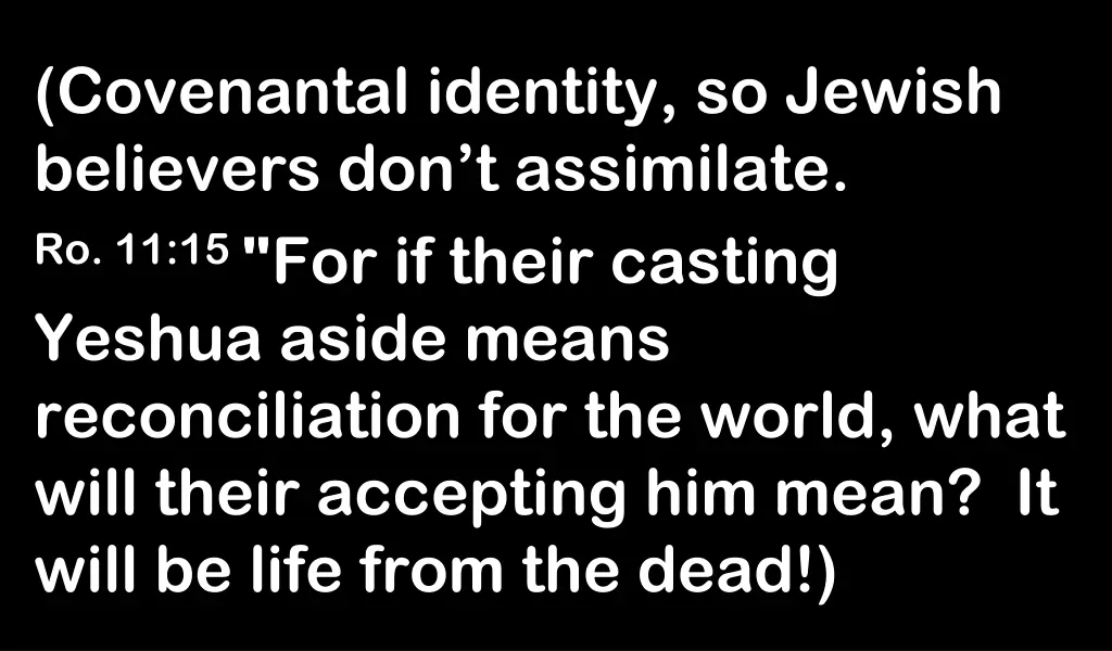 covenantal identity so jewish believers