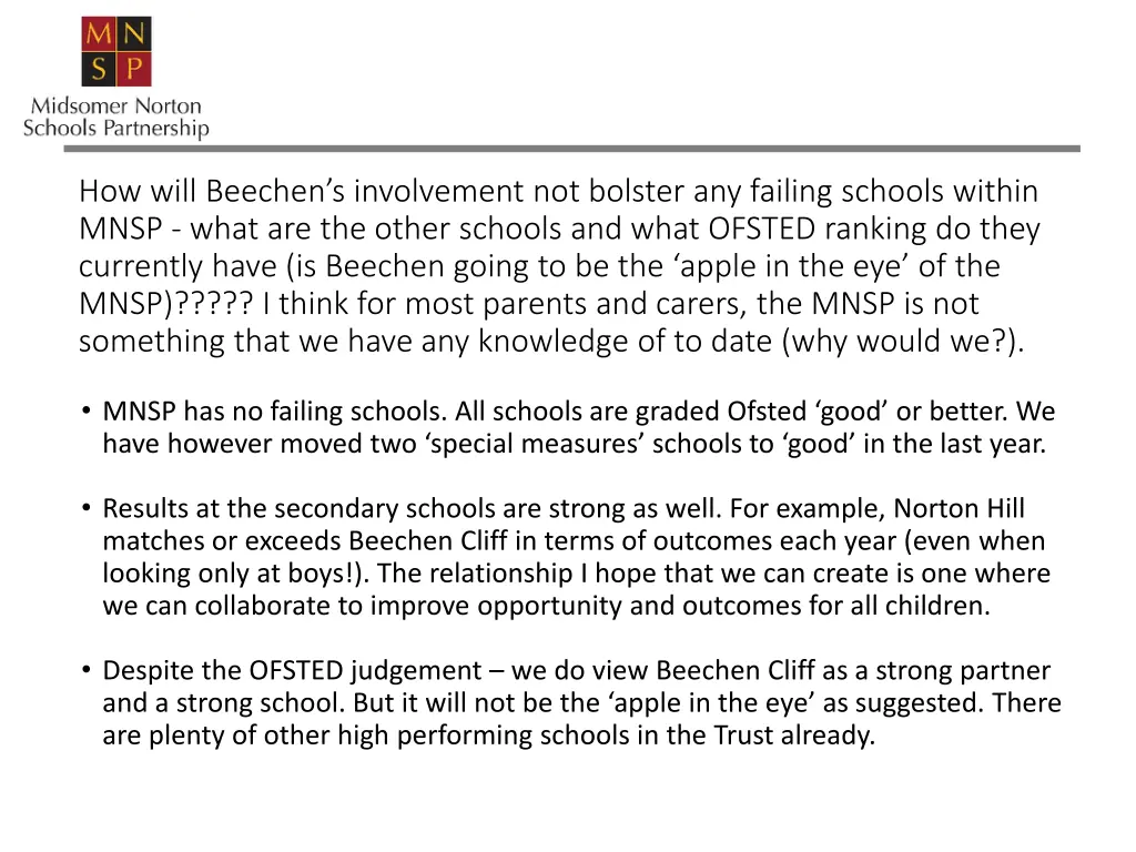 how will beechen s involvement not bolster