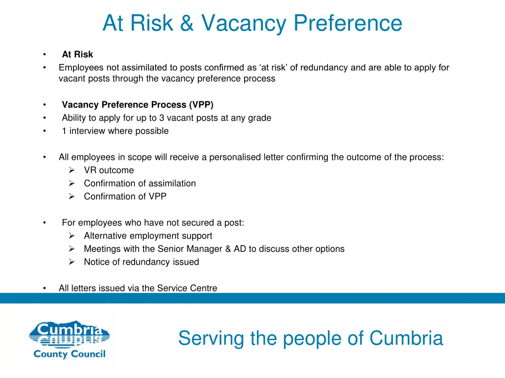 at risk vacancy preference