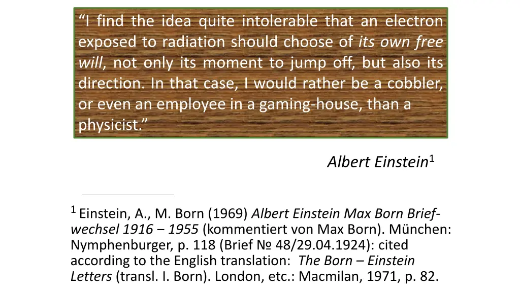 i find the idea quite intolerable that