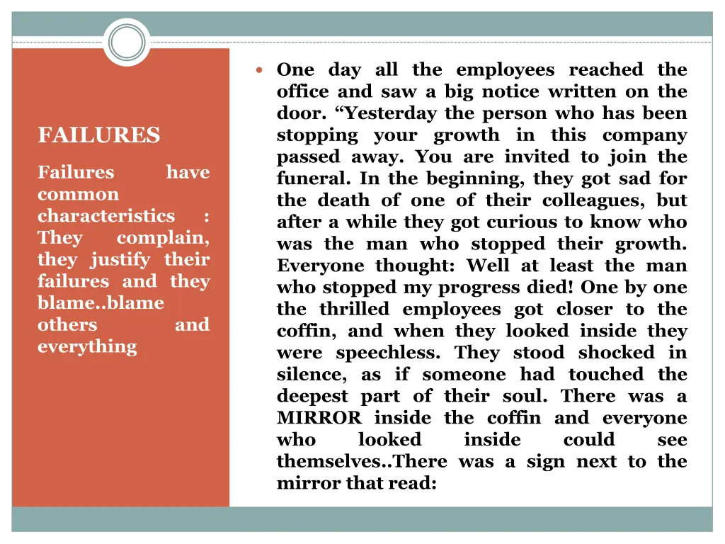 one day all the employees reached the office