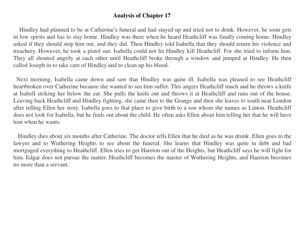 analysis of chapter 17