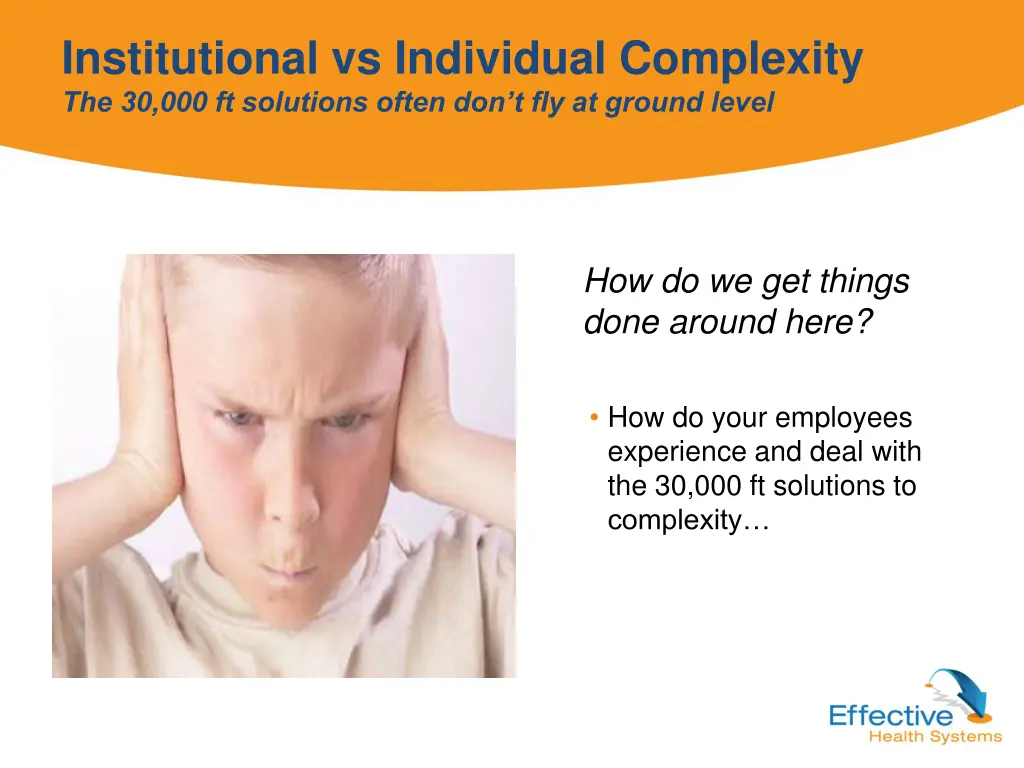 institutional vs individual complexity