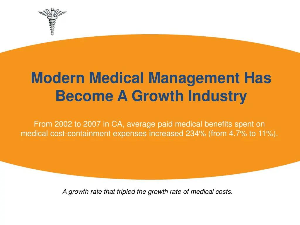 modern medical management has become a growth