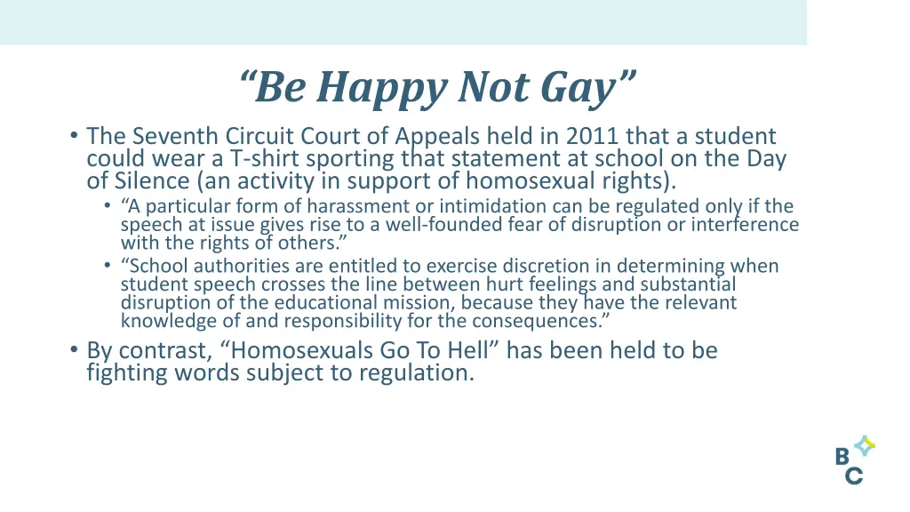 be happy not gay the seventh circuit court