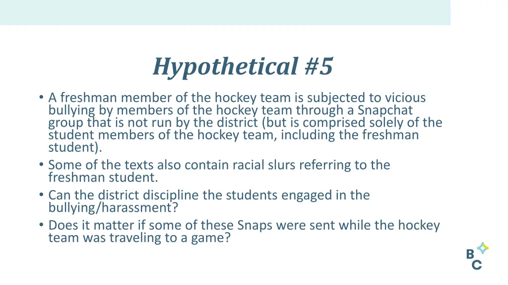 hypothetical 5 1