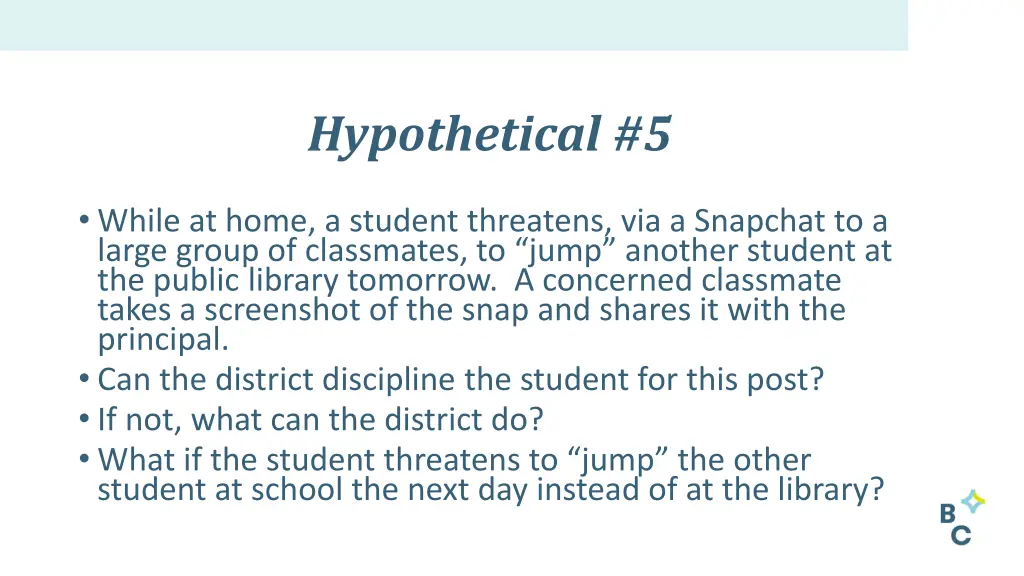 hypothetical 5