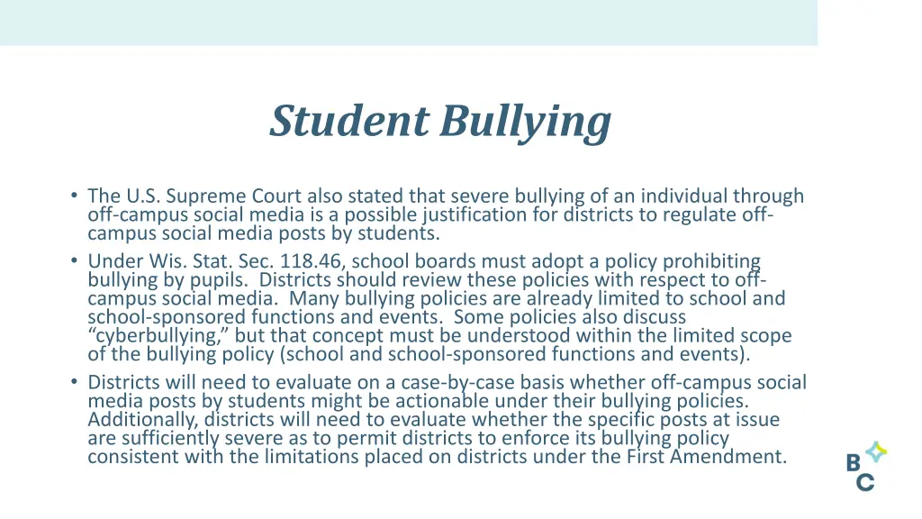 student bullying