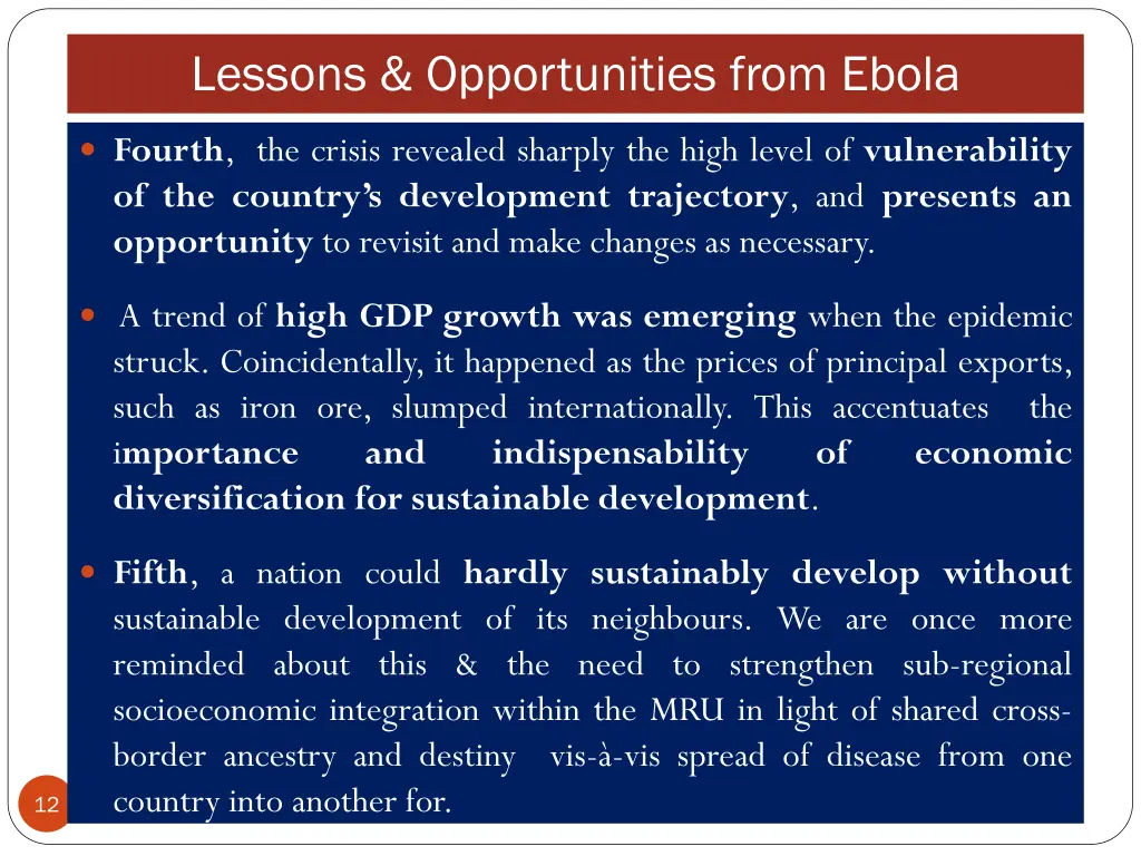 lessons opportunities from ebola 2