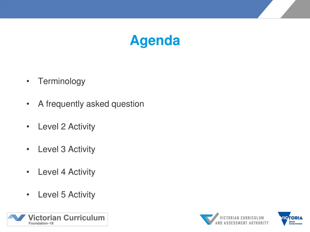 agenda