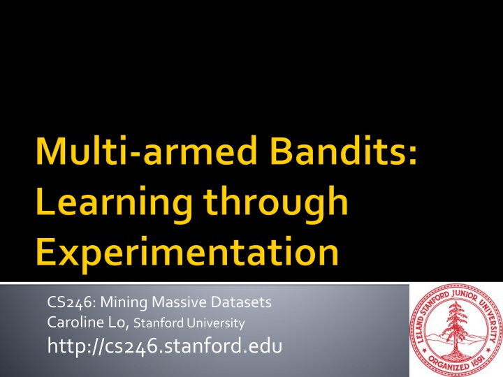 cs246 mining massive datasets caroline