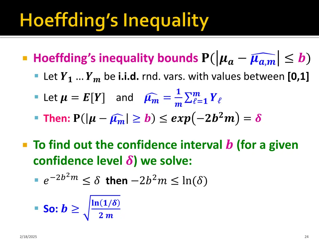 hoeffding s inequality bounds