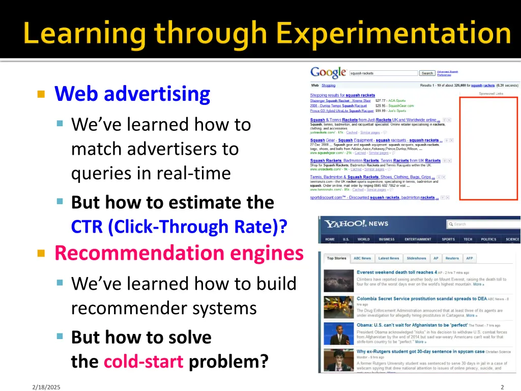 web advertising we ve learned how to match