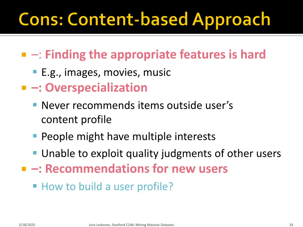 finding the appropriate features is hard