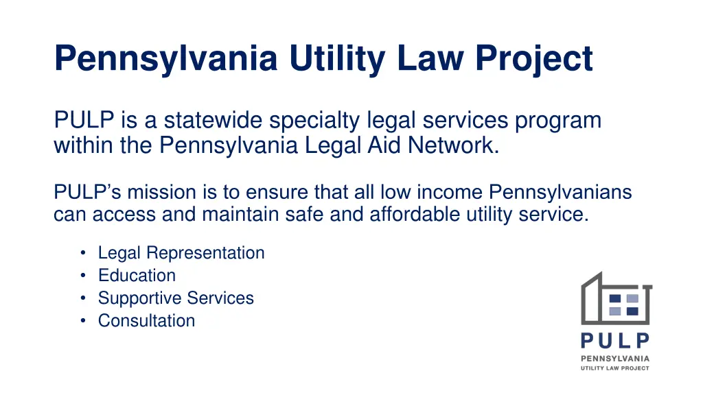 pennsylvania utility law project