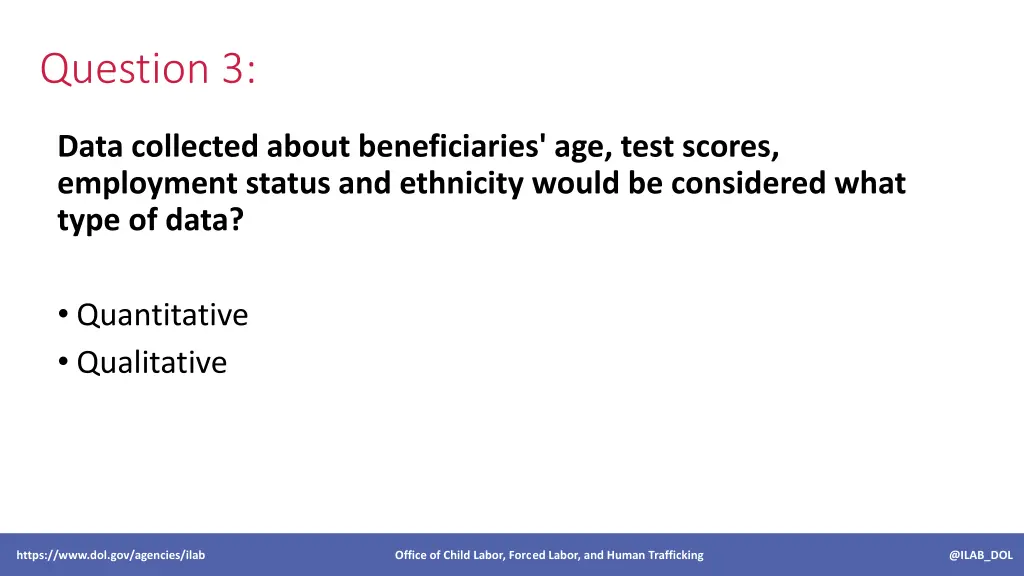question 3