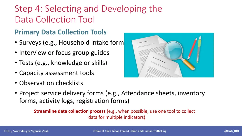 step 4 selecting and developing the data