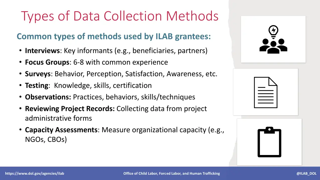 types of data collection methods