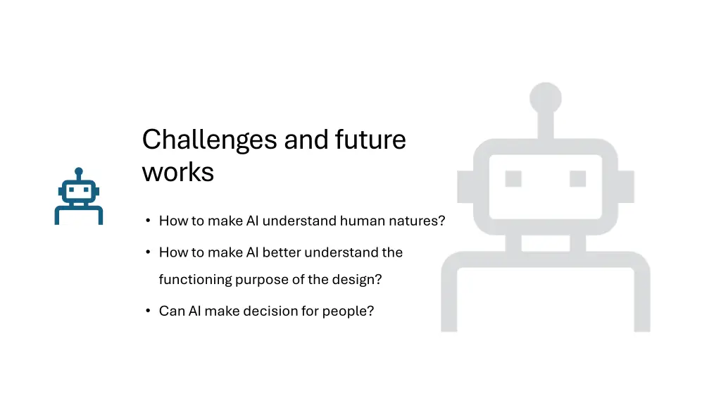 challenges and future works