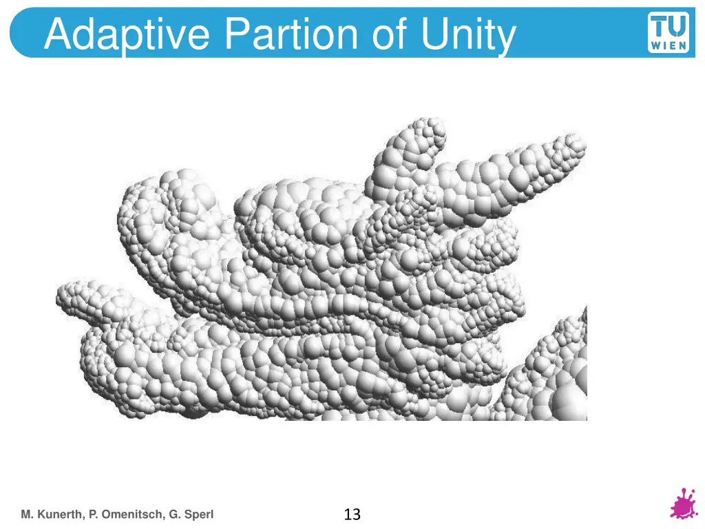 adaptive partion of unity