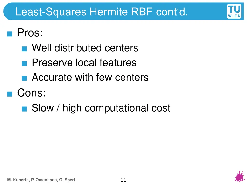 least squares hermite rbf cont d 1