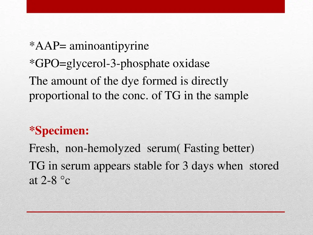 aap aminoantipyrine gpo glycerol 3 phosphate