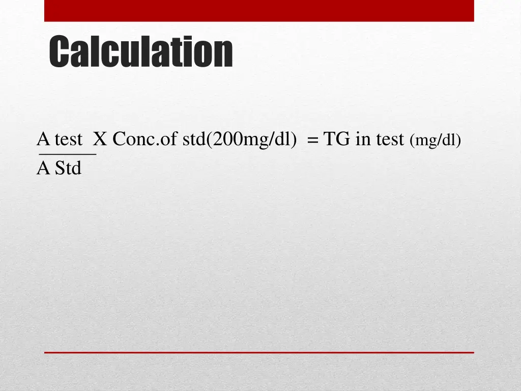 calculation