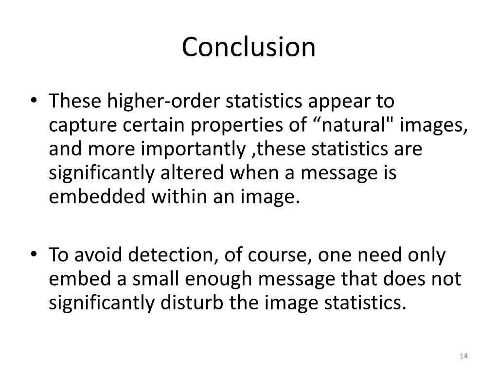 conclusion
