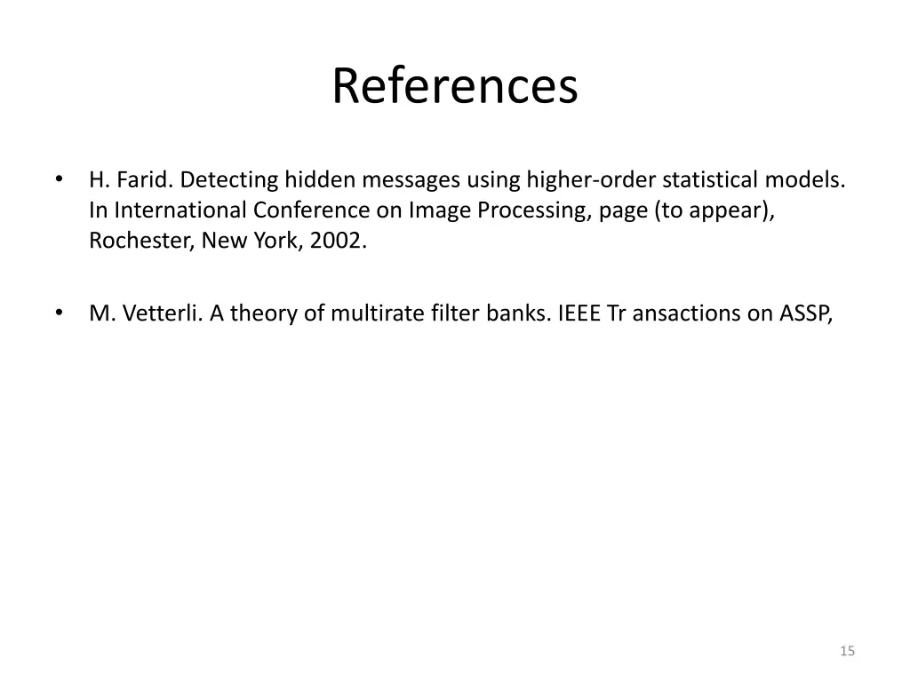 references