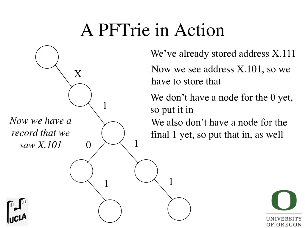 a pftrie in action