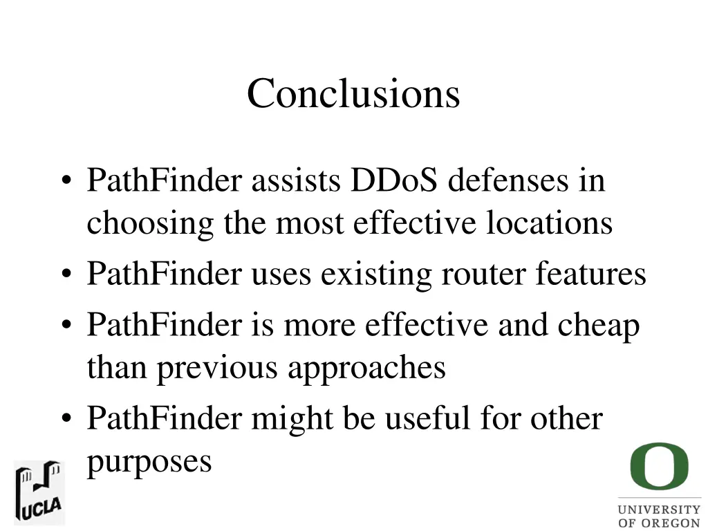 conclusions