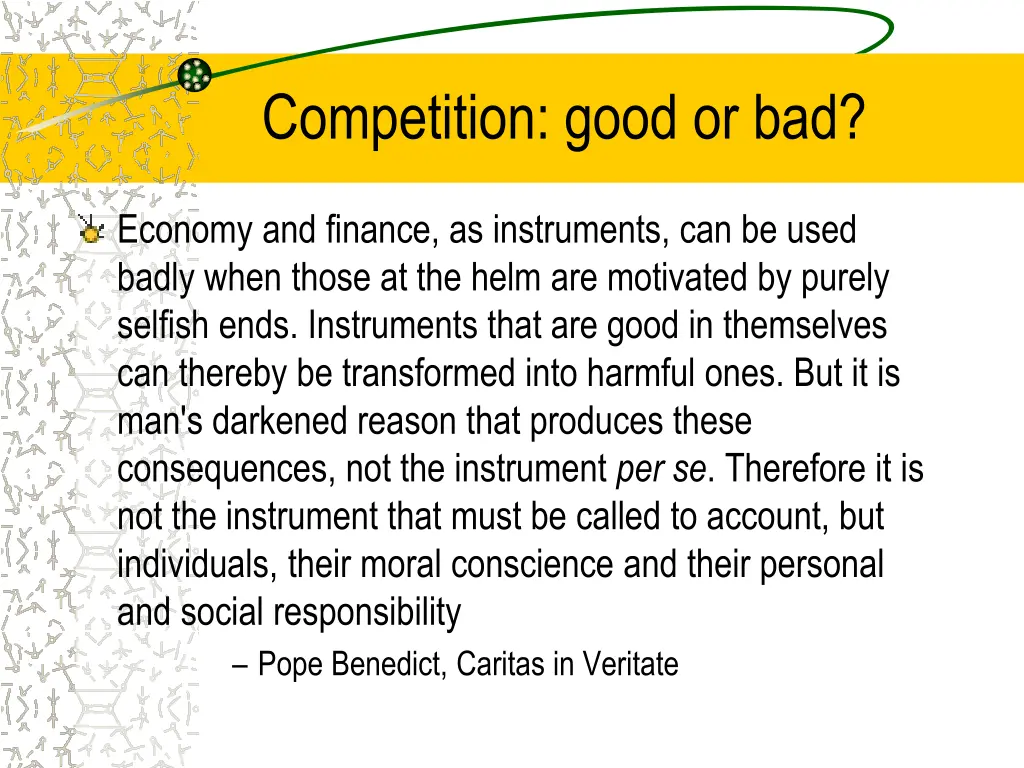 competition good or bad 1