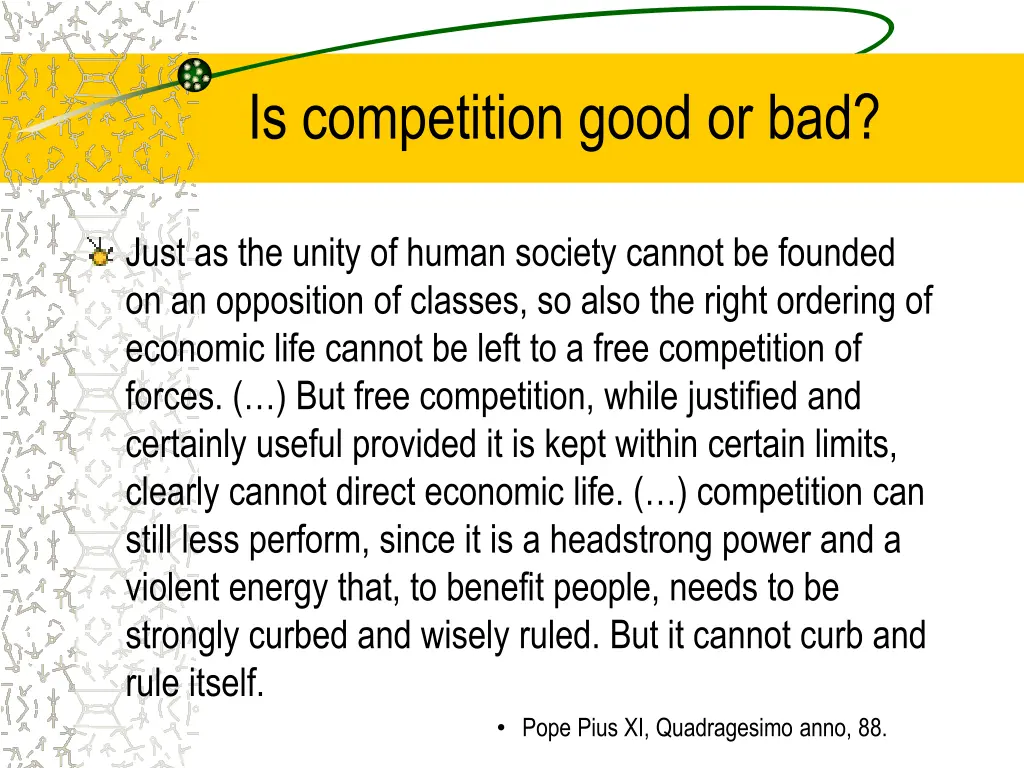 is competition good or bad