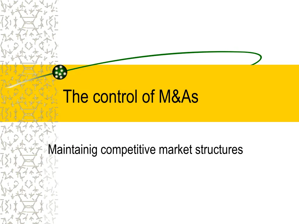 the control of m as