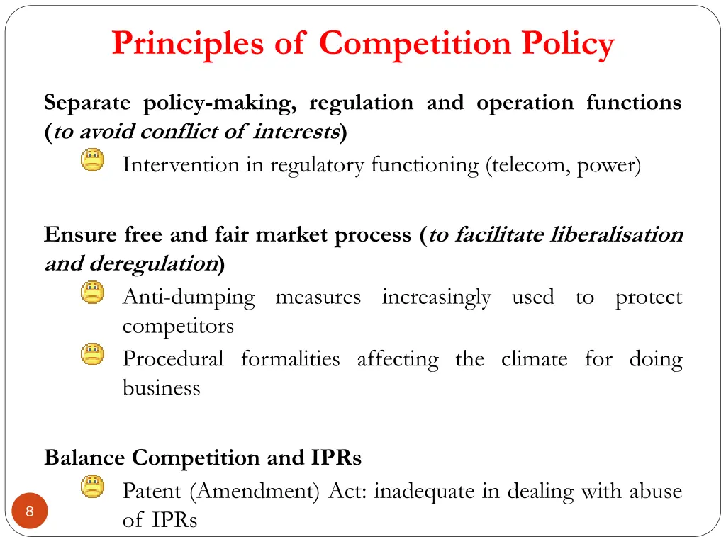 principles of competition policy 1