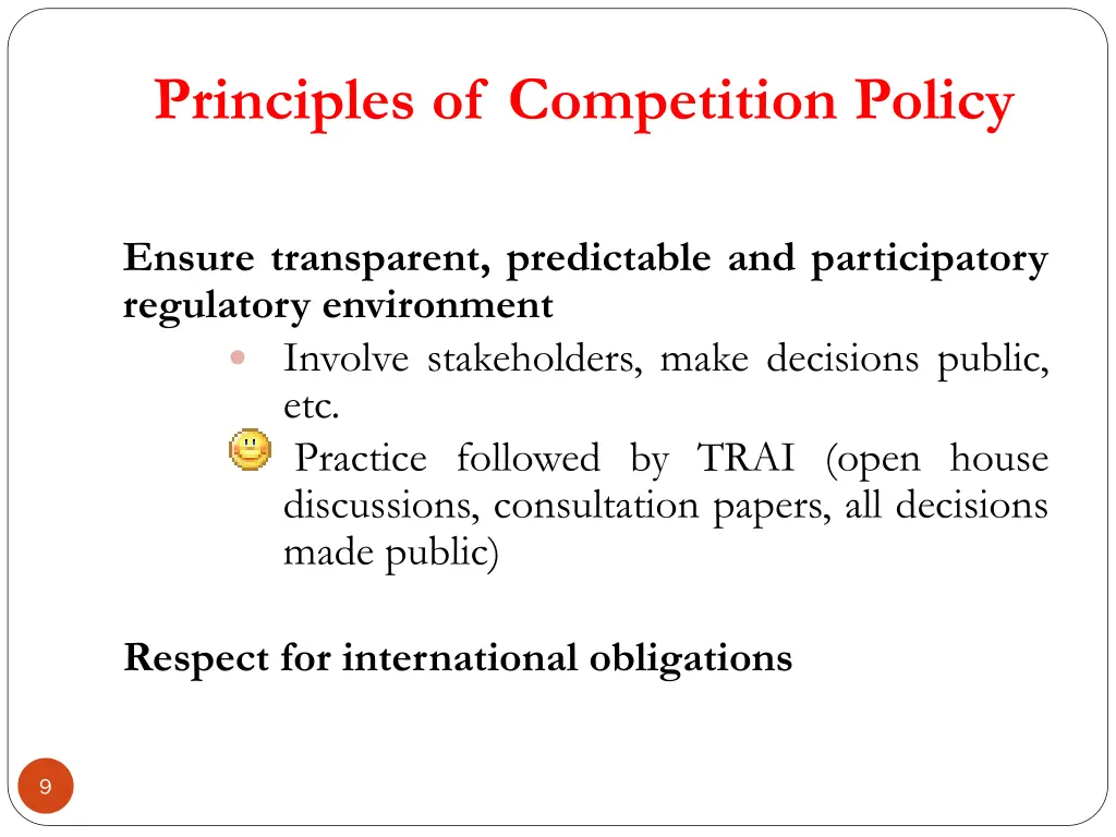 principles of competition policy 2