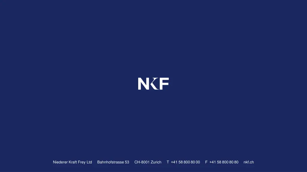 niederer kraft frey ltd
