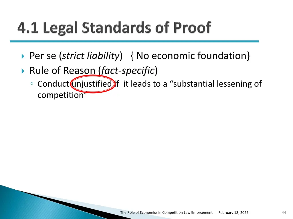 per se strict liability no economic foundation