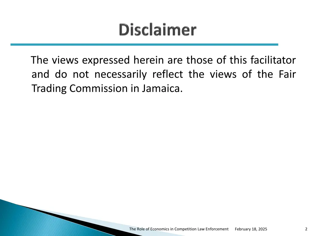 the views expressed herein are those of this