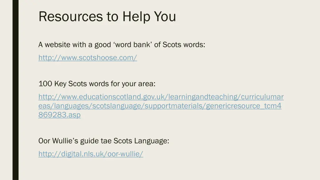 resources to help you