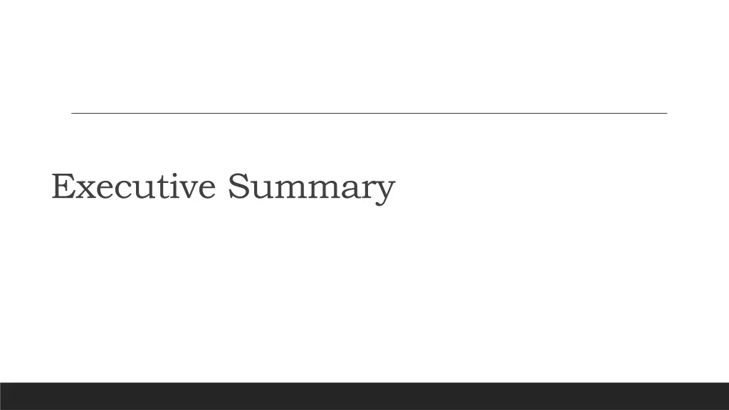 executive summary