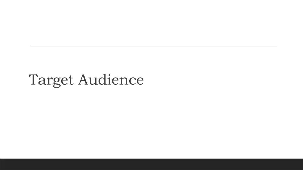 target audience
