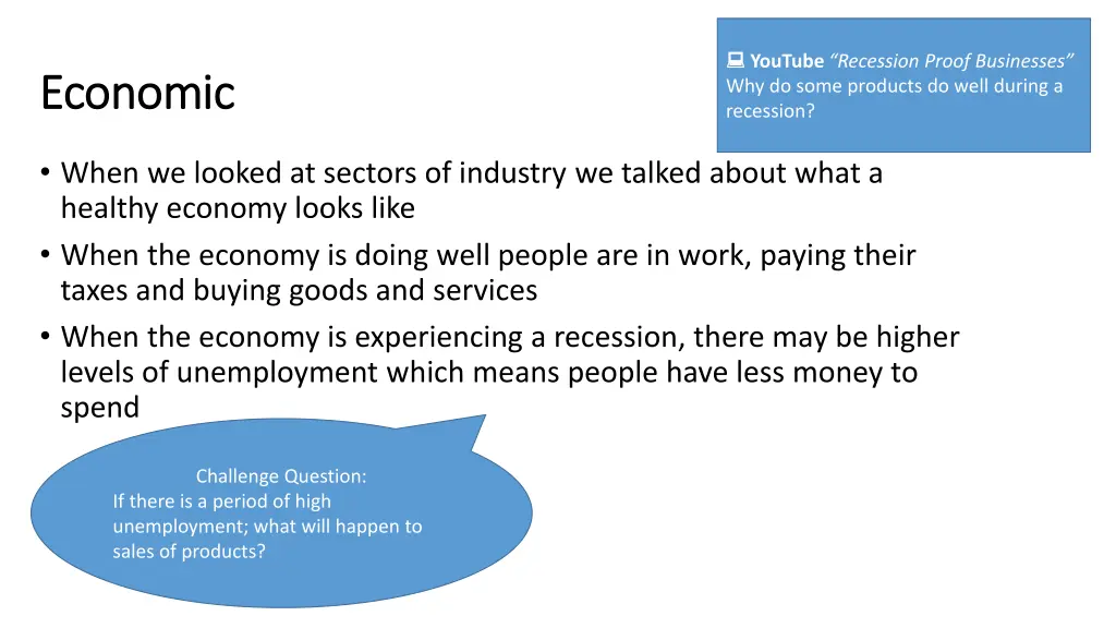 youtube recession proof businesses why do some
