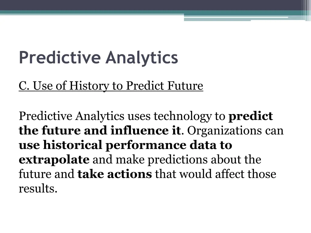 predictive analytics 2