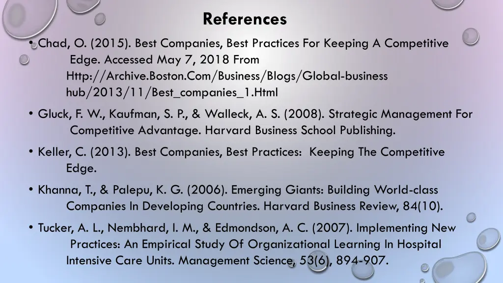 references