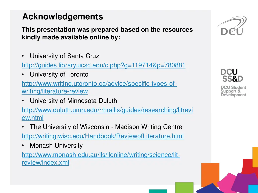 acknowledgements